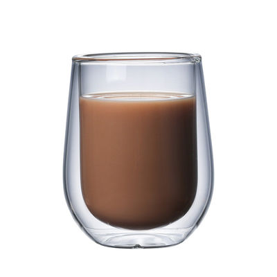 Alto color transparente modificado para requisitos particulares del diseño de la taza de café del vidrio de Pyrex del Borosilicate proveedor