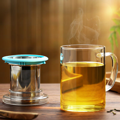 Rompa al peso ligero de cristal resistente de la taza de Infuser del té para las bebidas calientes/frías proveedor