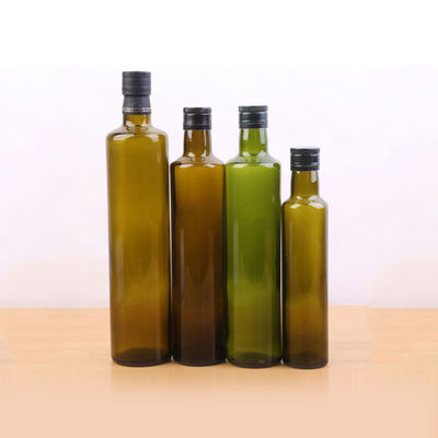 Botella del aceite de oliva de la antigüedad de la categoría alimenticia, botellas de cristal sin plomo de la salsa del vinagre proveedor