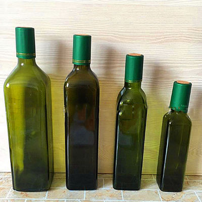 Botellas de lujo del aceite de oliva de la cocina, botella del espray del aceite de cocina con la tapa del metal proveedor