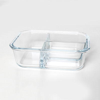 Envase de comida de cristal apilable de 1040ml 35oz con las tapas proveedor