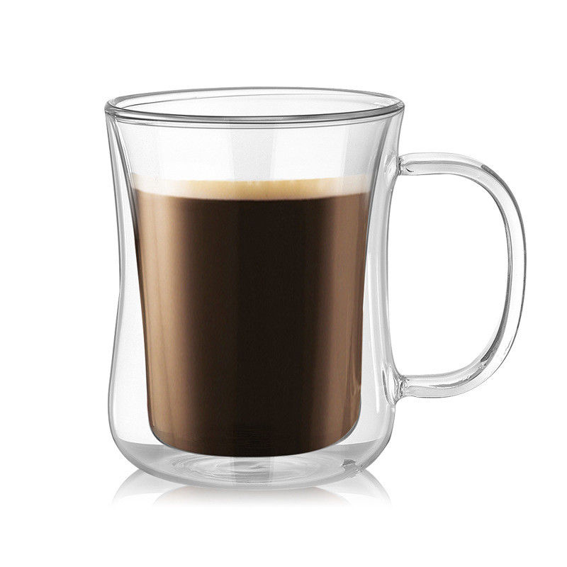 la taza de cristal de la pared doble 220ml/420ml aisló la termal para el té/el café proveedor
