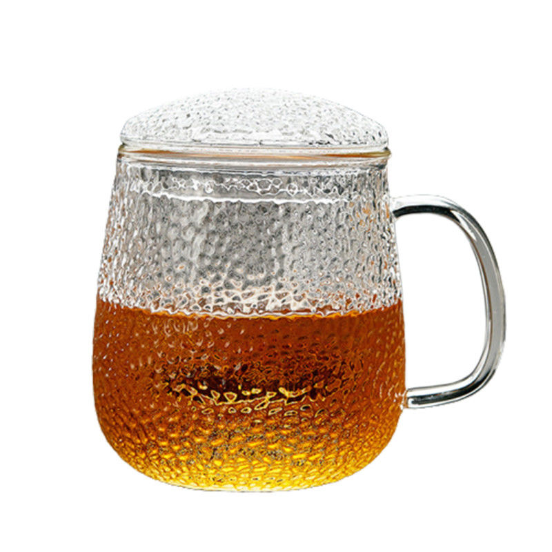 Solo material modificado para requisitos particulares del vidrio de Borosilicate de la porción del té de la taza de cristal de Infuser proveedor