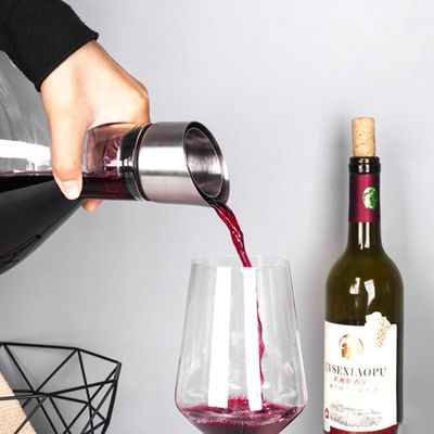 vino incorporado 53oz que airea Pourer, jarra de la botella de vino para Chrismas proveedor