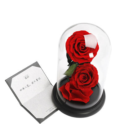 Transparente hecho a mano de la cubierta de cristal de Homeware del ornamento de los regalos del día de S de la tarjeta del día de San Valentín ‘ proveedor
