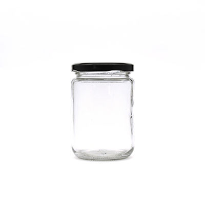 Torsión de cristal reutilizable del tarro del atasco del peso ligero del casquillo para la miel/el atasco hechos a máquina proveedor