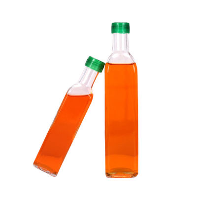Botella portátil del almacenamiento de la cocina, pequeñas botellas de cristal del casquillo sellado para el aceite de oliva proveedor