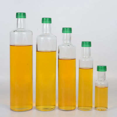 Envase de cristal de la botella del aceite de oliva de la pared gruesa con el tapón del canalón/del tornillo proveedor