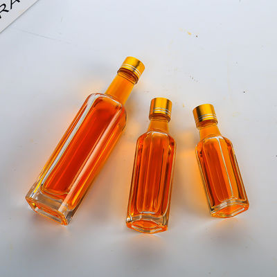 El verde de cristal modificado para requisitos particulares del claro de la botella del aceite de oliva 500ml/750ml selló forma redonda proveedor