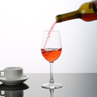 Vidrios de vino tinto sin plomo soplados 300ml de la mano del restaurante proveedor