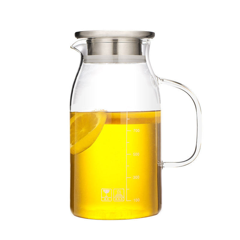 la jarra de cristal del agua 1800ml con el filtro soporta el ℉ de la temperatura 0 - ℉ 300 proveedor