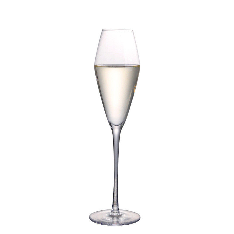 Vidrios de flauta sin plomo provenidos largos de lujo de champán de las copas de vino cristalinas proveedor