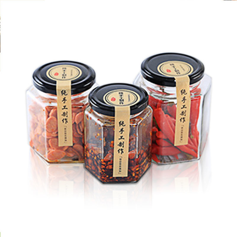 Tarros de enlatado del vidrio del almacenamiento de la comida, jengibre/tarros de cristal de las especias pequeños con las tapas proveedor